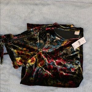 LOFT velvet top
